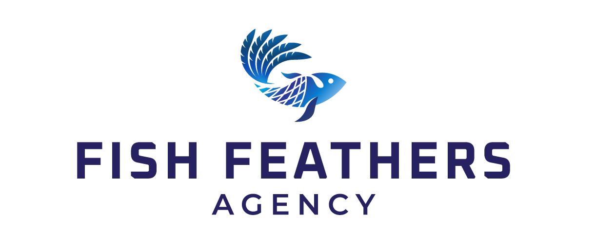 Fish Feathers Agency Logo
