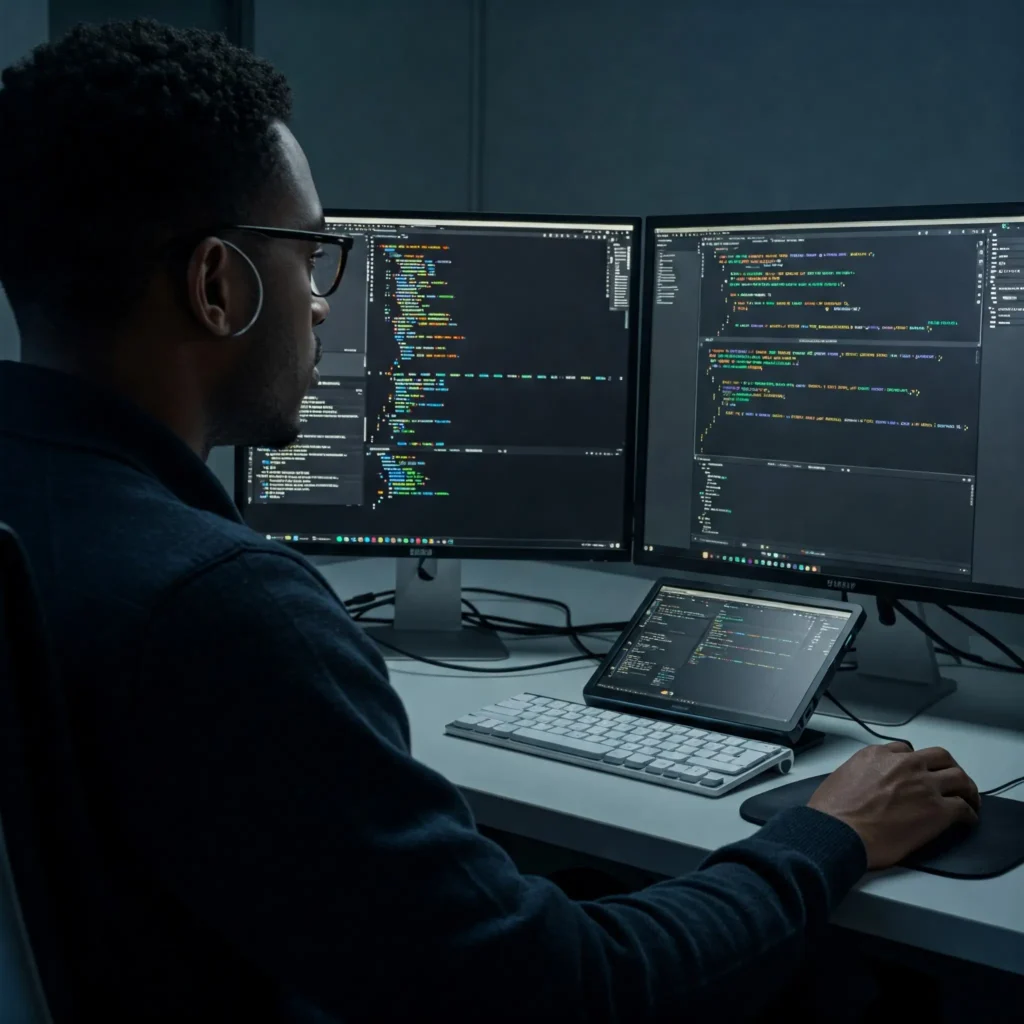 Developer in a software engineering team