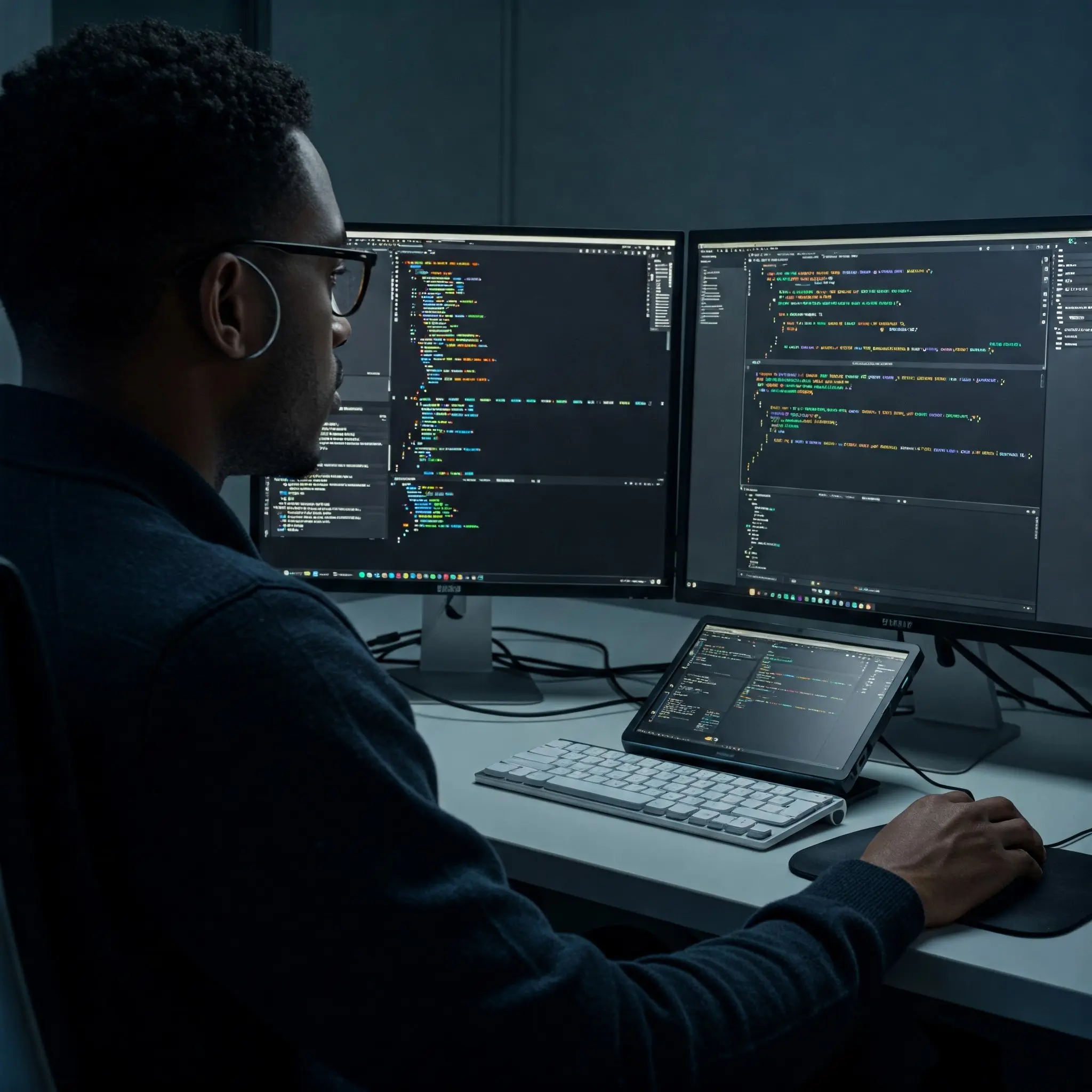 Developer in a software engineering team
